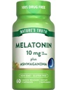 Naturens sandhed Melatonin 10mg med Ashwagandha Note 124; 60 Kapsler