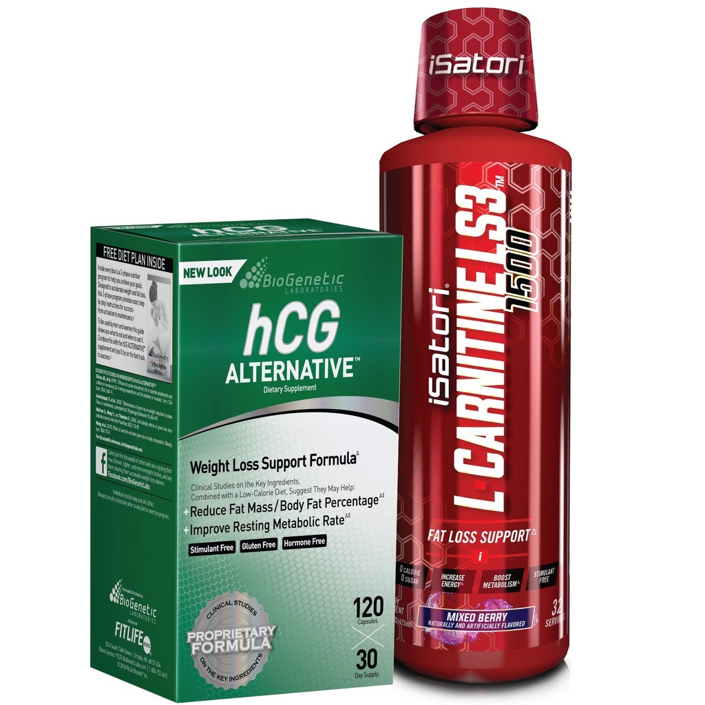 iSatori L- Carnitin LS3 Mixed Berry 1500mg (32 Servere) & BioGenetisk Labs