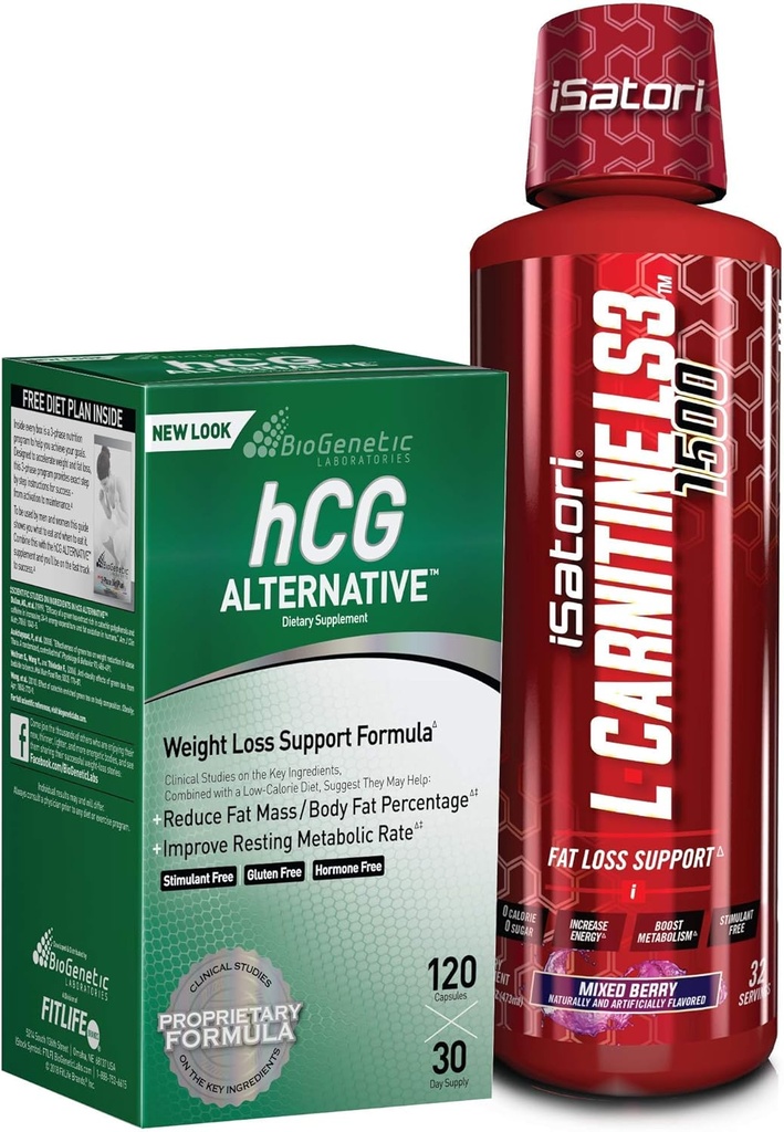 iSatori L- Carnitin LS3 Mixed Berry 1500mg (32 Servere) & BioGenetisk Labs