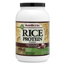 Nutribiotic - Chocolate Rice Protein, 3 Lb (1,36 kg) Beeg 124; Lav Carb, Vegetar & Keto- Friendly Raw Protein Powder # 124; Voksen & Forarbejdet uden kemikalier, GMO 'er eller Gluten # 124; Let at sortere & Nutrient- Rich