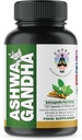 MUFASA Organic Ashwagandha Ækvivalent 10.000 mg - 120 Veganske kapsler - Pure Organic Ashwagandha Powder and Root Extract Capsules - Stress Relief, Mood Enhancer - 4 Month Supply