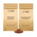 PURE ORIGINAL INGREDIENSER Chasteberry Extract og lakrids Extract Bundle, 1 LB Hver, Non- GMO, Gluten Free Supplements