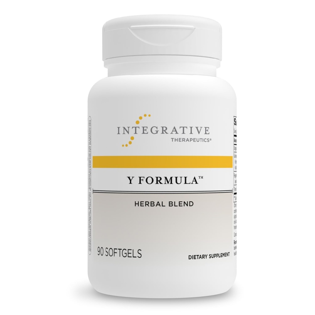 Integrativ terapi Y Formel - Supplement til Gastrointestinal support * - Intestinal Health for Everyday Health Support * - Gluten- Free & Dairy- Free - 90 Kapsler (45 Servere)