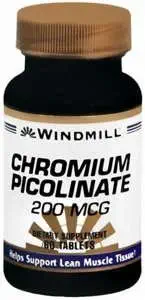 CHROMIUMPICOLINATTABLETTER 200 MCG WINDMILL