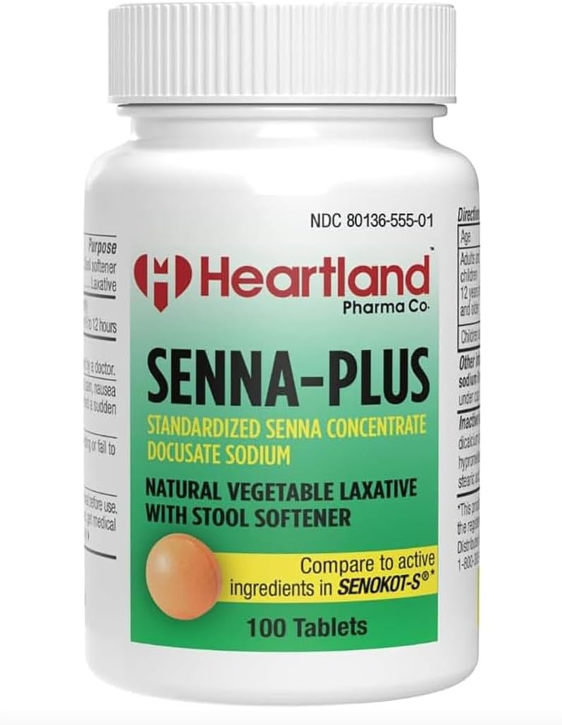 Senna-Plus Natural Vegetabilsk Sennoside Laxative
