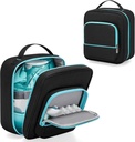 YARWO Nose Renere rejsetilfælde Kompatibel med Navage Nasal kunstvanding System, Portable Neti Pot sikkerhedslagge med vandtæt Lining for Nasal Care Kit, SaltPods og Sinus Rinse Device, Bag Only