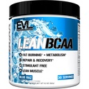 Evolution Stimulant Free Lean BCAA Powder Nutrition BCAAs Aminosyrer Pulver med CLA Carnitin og 2: 1: 1 Forgrenet kæde Aminosyrer Understøtter Muscle Recovery Fat Burn and Metabolisme - Blue Raz