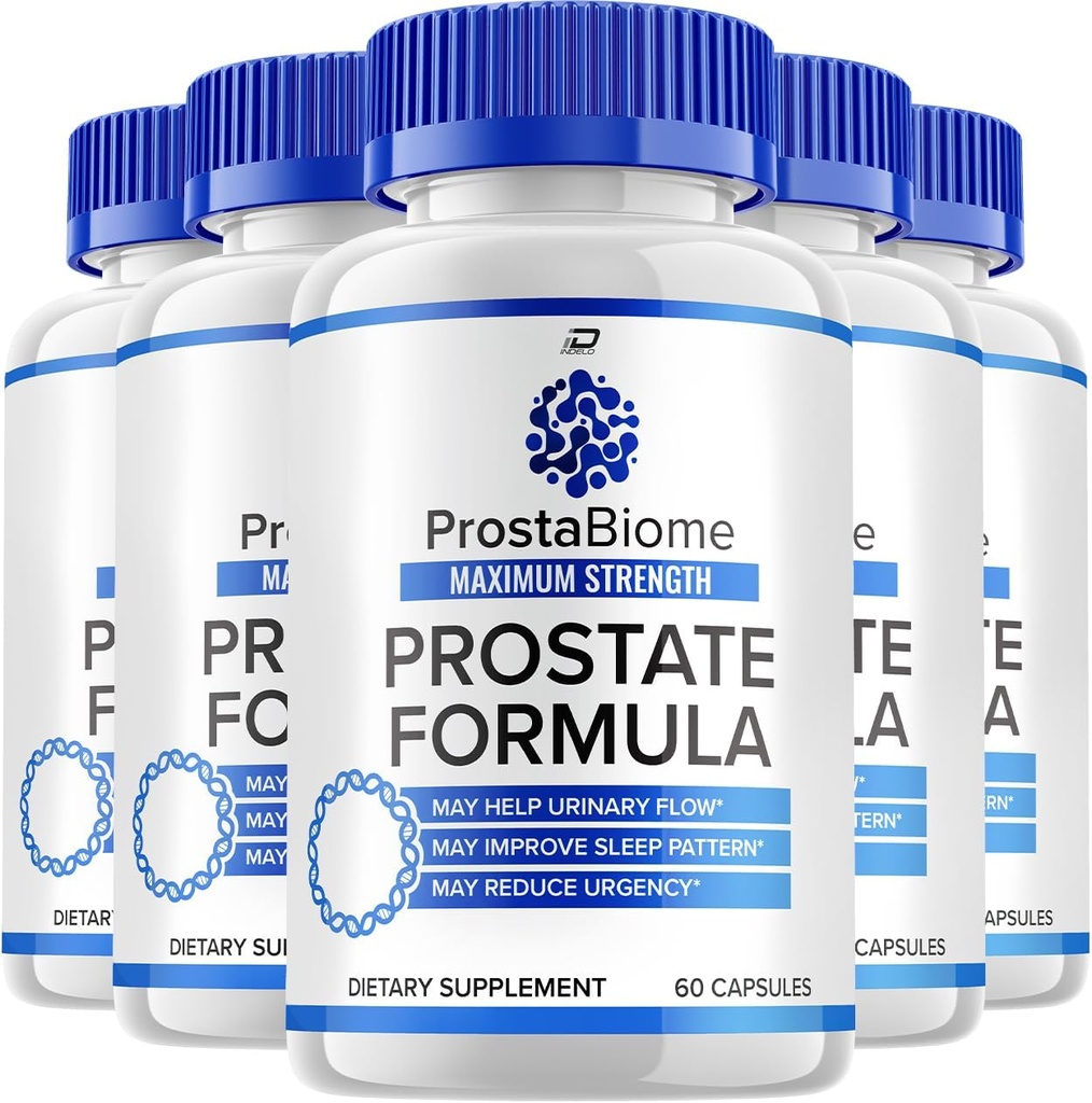 Prostabiome Supplement Advanced Energy Pills - Supplements for Men - Prosta biome Prostabiome for Men Health Supplement, Prostabiome Anmeldelser (5 Pack - 300 Kapsler)