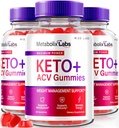 rize laboratorier - - Metabolix Labs Keto Plus ACV Gummies - Weight Management Support Apple Cider Vincipes Supplement (180 Gummies)