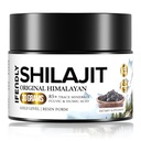Shilajit Resin, Shilajit for mænd og kvinder, Shilajit Pure Himalayan Organic - 600mg Potency Gold Grade, med 85 + Trace Minerals, Fulvic & Humanic Acid, for Stamina, Immunitet & Styrke, 50 Server (30g)