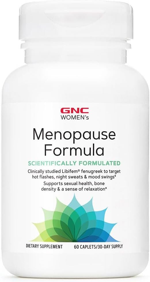 GNC Kvinder Menopause Formel - 60 kapsler (30- Day Supply) Name 124; Gluten- Free, Ingen Kunstige Arme / Farver