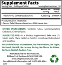 Bedste Naturals B12 6000 mcg & C-vitamin 1000 mg