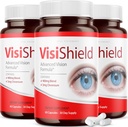 (3 Pack) Visishield Advanced Vision Formel for Eyes Supplement Pills Vitaminer (180 kapsler)