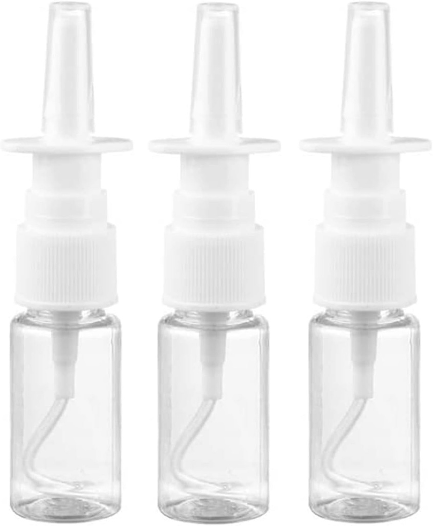 Medsuo 3pcs 10ml Nasal Spray Flasker Mist Spray Flaske Clear Tomme Rhinitis Care Sprayer Direct Spray Container til Saline Væsentlige Olier