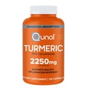 Qunol gurkemeje med sort peber, 2250mg gurkemeje ekstrakt med 95% curcuminoider, ekstra styrke gurkemeje supplement, forbedret absorption, fælles supporttillæg, 150 vegetariske kapsler