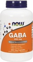 Now Foods - GABA med vitamin B6 500 mg. - 200 vegetariske kapsler