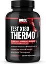 FORCE FACTOR Test X180 Thermo Testosteron supplement og fedt brænder for mænd til at accelerere Metabolisme, Reducere Body Fat, Build Lean Muscle, og øge termogenese, 120 kapsler