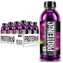 Protein2o 15g Whey Protein Isolate Infured Water, Klar til at drikke, Sugar Free, Gluten Free, Lactose Free, Høst Grape, 16,9 oz Flaske (Pack of 12)