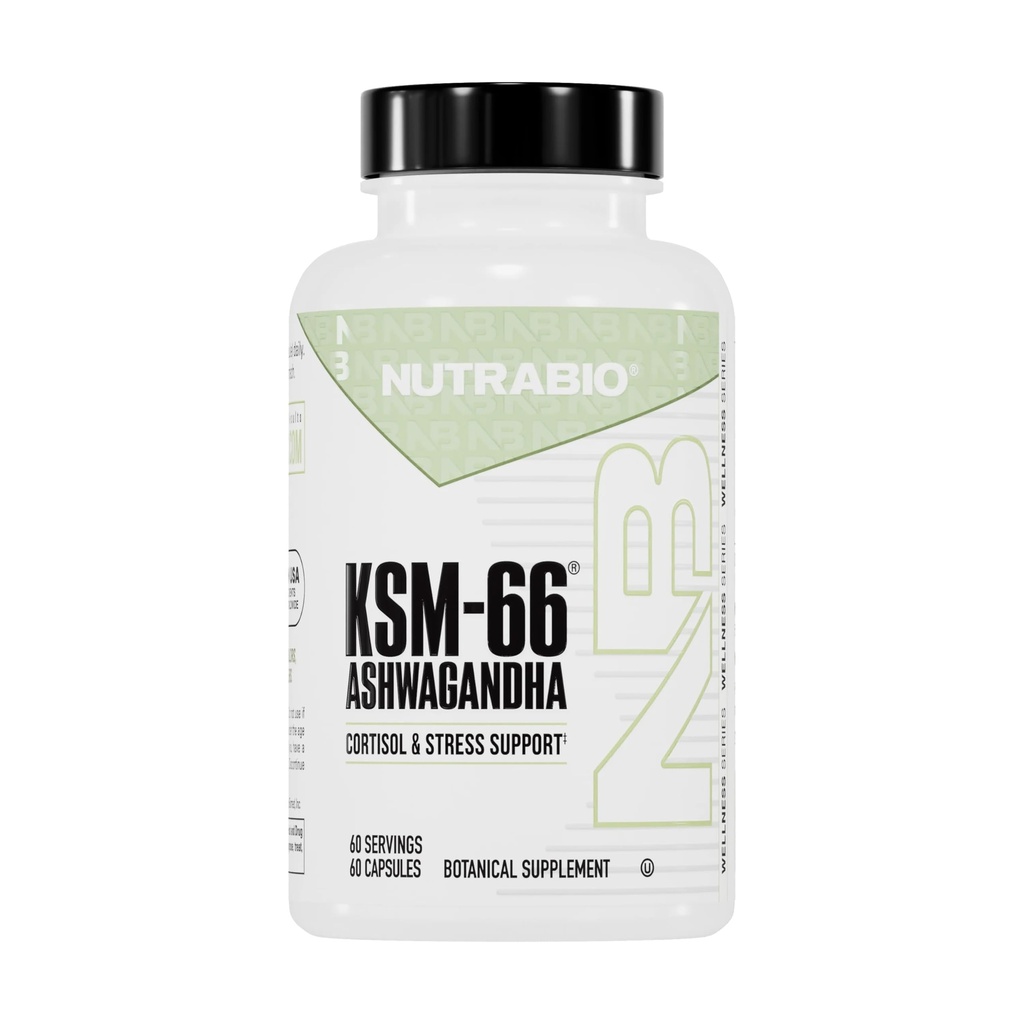 NutraBio Ashwagandha KSM- 66
