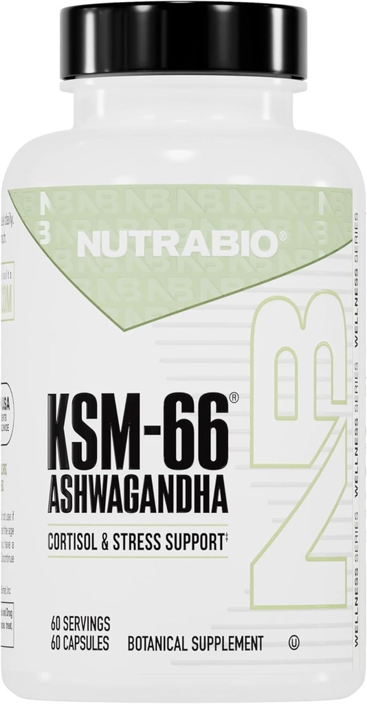 NutraBio Ashwagandha KSM- 66