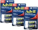 Advil Ibuprofen Tablets 200 mg, 2 Hætteglas, 10 overtrukne Tablets Hver, 20 Total (pakning med 3)
