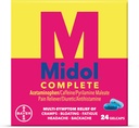 Midol Complete Gelcaps 24ct: Midol Complete Menstrual Pain Relief Gelcaps med Acetaminophen til menstruelle Symptomer, PMS Relief, og Periode Cramp Relief - 24 Greve (Packaging May Vary)
