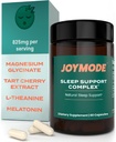 JOYMODE Sleep Aid supplement til voksne (60 ct) med L Theanin, Melatonin & 125mg Magnesium Glycinat, 500mg Tart Cherry Extract fra CherryPURE for Sleep Support