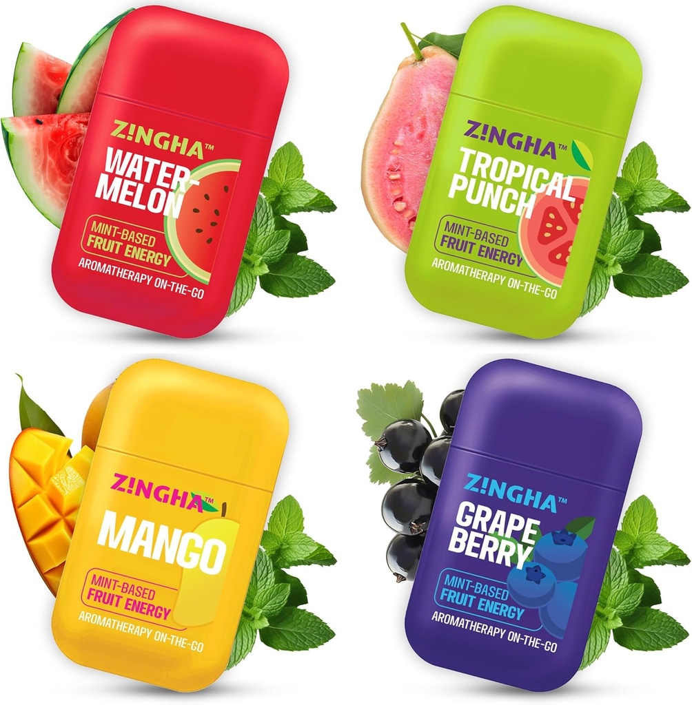 Naturlig Aromaterapi Dual Nasal Inhaler Stick - Opløftning Essential Oil Blend for genopfriskende dufte & Daglig Klarhed ekskl. 124; Portable, Rejsevenlig Nasal Stick for Aromatisk nydelse