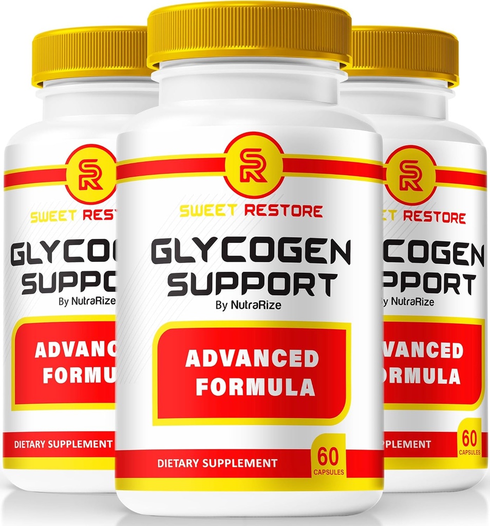 NutraRize (pakke af 3 Sweet Gendanne Glycogen Support, Joint Support, Official Glycogen Support Capsules, Joint Support Formel Blood Vessel Cleaner Anmeldelser (180 Kapsler)
