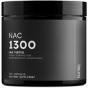 Toniiq 1300mg NAC - 4 måneders forsyning - min. 98% + Testet renhed - Ultra High Strength Bioavailable NAC Cysteine Supplement - 240 Vegetar N Acetyl Cysteine Kapsler -Lab Testet TQ