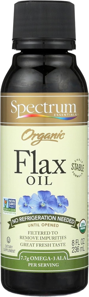 Spectrum Omega 3 hør olie, 8 oz