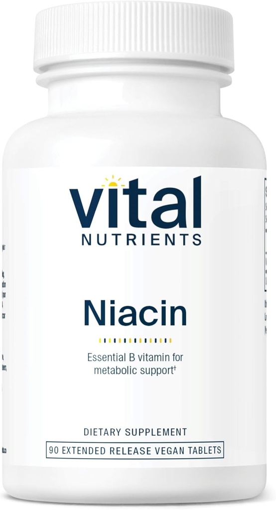 Vital Nutrients Niacin 500 mg