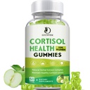 Cortisol Detox for kvinder Gummies, Cortisol Reducer Detox Manager, Magnesium Ashwagandha Rhodiola Rosea Herbal Complex for Mood / Focus & Sleep, Opretholde sunde Cortisol Niveauer - 30 Day Vegan Supply
