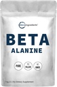 Beta Alanine Powder, Pure Beta Alanine Supplement, 2.2 Pounds (500 dages forsyning), Filler Free, Amino Energy Pre Workout, Unflavored, Non- GMO og Vegan Friendly