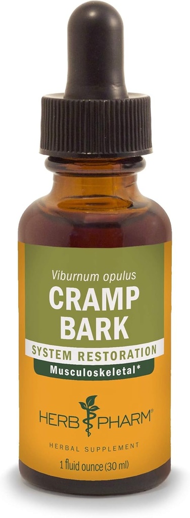Herb Pharm Cramp Bark Extract for Muskuloskeletale Support - 1 Ounce (DCRAMP01)