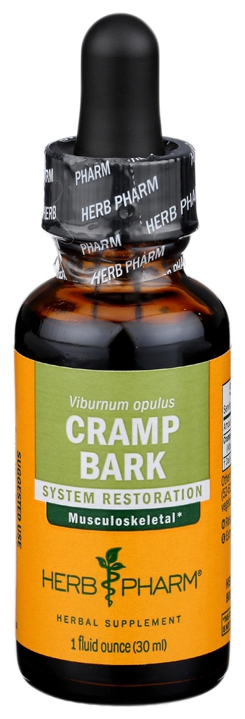 Herb Pharm Cramp Bark Extract for Muskuloskeletale Support - 1 Ounce (DCRAMP01)