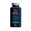 Health Logics Black Seed Oil, Cold Pressed, Rich Source of Omega 6 & 9 essentielle fedtsyrer, fra Nigella Sativa (100 bløde Gel kapsler)