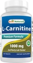 Bedste Naturals L- Carnitin Fumarate 1000mg per tablet - 120 Tæl - øger cellulær energi