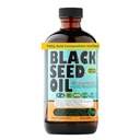 Black Seed Oil 8 Oz - Premium Nigella Sativa Cold- Pressed Turkish Black Cumin Oil - Høj styrke 3X Thymoquinone - Naturlig support - Super Food