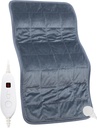 Vægtet varmelegeme, 17 "x 33" XXXL Ekstra-Stor elektrisk varmelegeme til Ryg Smerte Relief w / 6 Varmeindstillinger 2H Auto Shut- Off, w / 4.9lbs BPA- Free Perler for Cramps Neck Shoulder Arms Legs Machine Afvaskelig