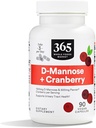 365 by Whole Foods Market, D- Mannose With Cranberry, 90 Count