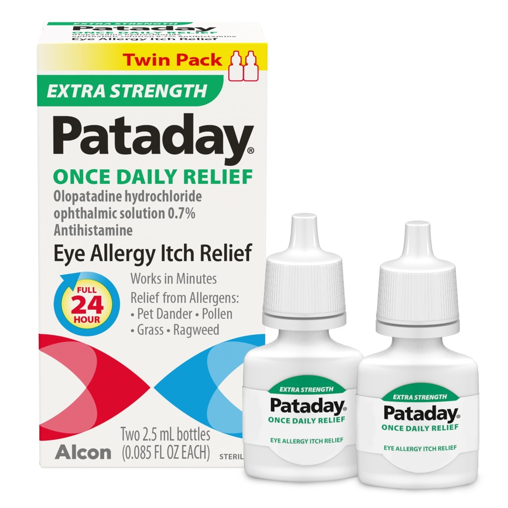 Pataday én gang daglig Relief ekstra styrke Relief 2,5 ml, 2 Tæl