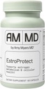 Amy Myers MD EstroProtect Supplement - Understøtter Østrogen Balance & Hormone Health - DIM, Calcium- D- glucarat, Broccoli Seed Extract - 60 kapsler