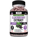 Kaya Naturals Elderberry immunforsvar - Elderberry Extract, Rich Antioxidant Premium Vitamin, 1200mg immunsystem Booster Sambucus kapsler - 30 Greve