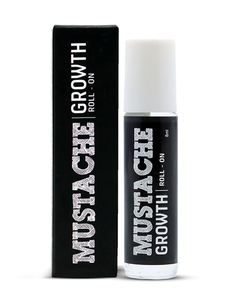 Beardo Mustache vækstrulle On - 8 ml med mandel og kokos Olier • 124; fremmer hårvækst • 124; Stimulerer hår Follicles • 124; Let at bruge