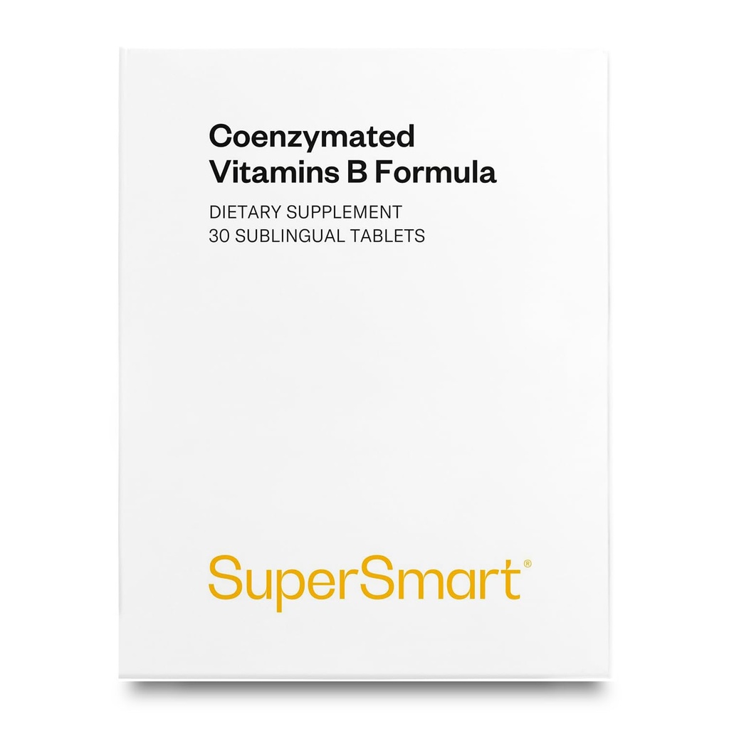 Supersmart - Coenzymated B Formel - Indeholder alle B-gruppen Vitaminer - fem gange mere Aktiv