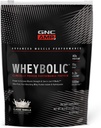 GNC AMP Wheybolsk Klinisk Proven Protein Powder, 40g Whey Protein, BCAA, Leucin, Øger muskelstyrke, Muscle Building, 3. part testet, Gluten Free, Classic Vanilla, 10 Servere