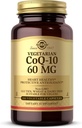 Solgar Vegetarian CoQ- 10 60 mg - 180 Vegetabilske kapsler - Beskyttende antioxidant - Ikke-GMO, Vegan, Gluten Free, Dairy Free, Kosher - 180 Servering