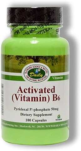 Daglige Fremstillings- Aktiveret Vitamin B6 Budd124; 100 Veggie Kapsler