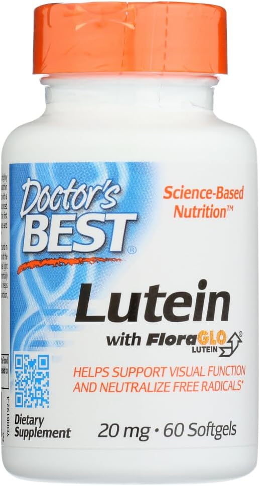 Doctor's Best Lutein for Eye Health - 20 MG (60 Softgels)